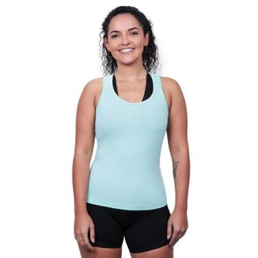Imagem de Regata Feminina Viscolycra - Techmalhas, Verde água, P