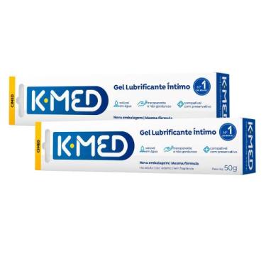 Imagem de Kit 2 Gel Lubrificante Íntimo K-Med 50g