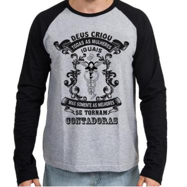 Imagem de Camiseta Manga Longa blusa Contadora - Empório Dutra, M  adulto