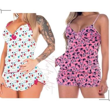 Imagem de Kit Baby Doll Atacado 3 Baby Doll Liganete Leve Soltinho E Confortavel