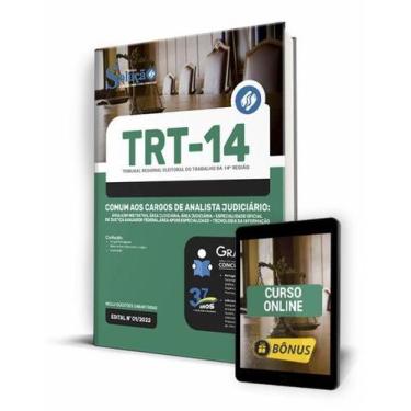 Imagem de Apostila TRT14 - Comum aos Cargos de Analista Judiciário - Editora Sol