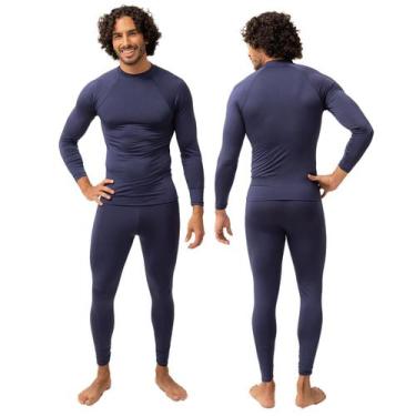 Imagem de Conjunto Térmico Blusa e Calça Proteção Uv50+ Solar Segunda Pele Uniss