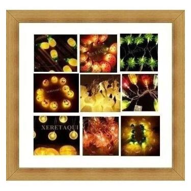 Imagem de Luminária Cordão De 10 Leds Fio De Luz Decoração Festa - oem