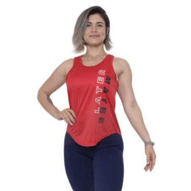 Imagem de Regata Feminina Academia Dry Tapa Bumbum Later Maybe - FRV Moda Fitnes