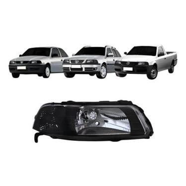 Imagem de Farol Gol G3 Lado Direito Mascara Negra - BapImports