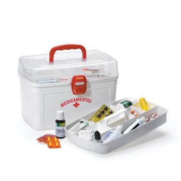 Imagem de Caixa organizadora frasqueira de medicmento grande - Nitron