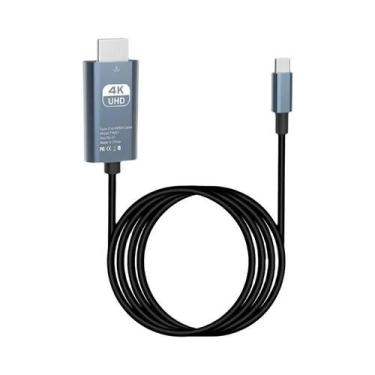 Imagem de Cabo Adaptador USB-C para HDMI 4K 60Hz - iPhone 15, MacBook, iPad, Sam