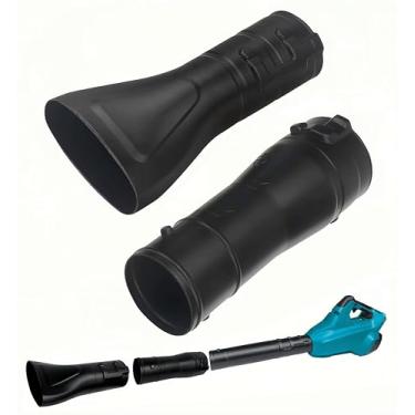 Imagem de 191L13-5 191B21-6 Adaptador de bocal de soprador e 197889-6 kit de fixação de bocal de extremidade plana para soprador Makita XBU02Z- Soprador manual Makita X2 36V e soprador sem fio sem escova