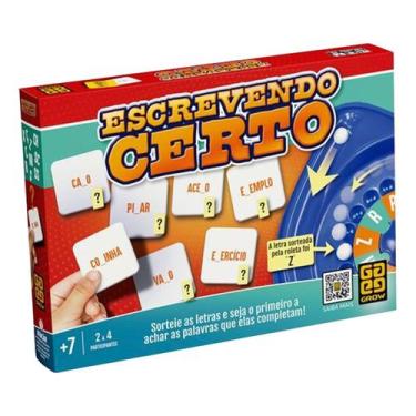 Imagem de Jogo Tabuleiro Educativo Criança Escrevendo Certo Infantil Aprender E 
