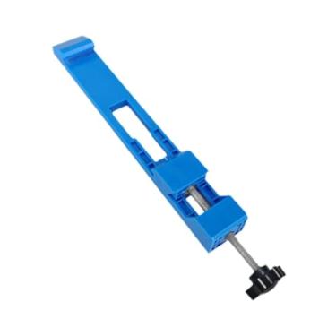 Imagem de Baoblaze Máquina de corte Placa Guia da Base Placa Ajustável Ferramenta Multiuso Instalação de Madeira Corte Circular Circular Circlina Rail de grampo, Preto