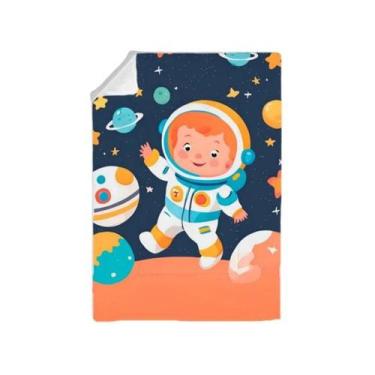 Imagem de Manta Cobertor De Bebê Estampada 1,80 x 1m Menina e Menino Cobertinha 
