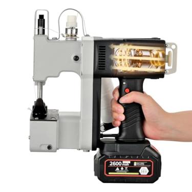 Imagem de SANJIAN Máquina De Fechamento De Sacolas, Máquina De Costura De Fechamento De Sacolas Sem Fio 2S/Saco, Máquina De Costura De Sacolas Elétrica, Máquina De Embalagem Automática De Fechamento De Sacola