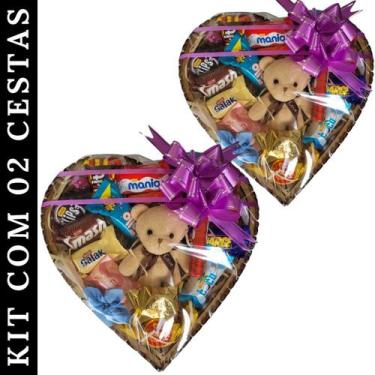 Imagem de Cesta Chocolates Café Da Manhã Presente Lembrança Kit 2un - VON