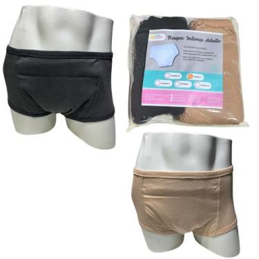 Imagem de Roupa Íntima Geriátrica Unisex Segura Escapes Urina 2un CACH - Minha E