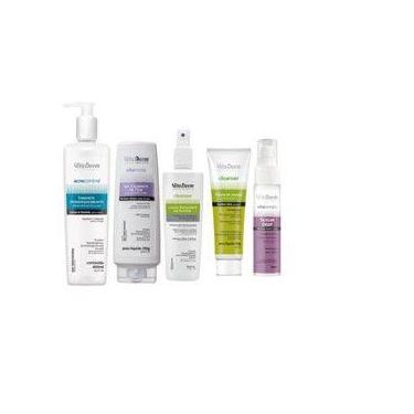 Imagem de Kit Limpeza de Peles com 5 Itens Vita Derm Hipoalergenica