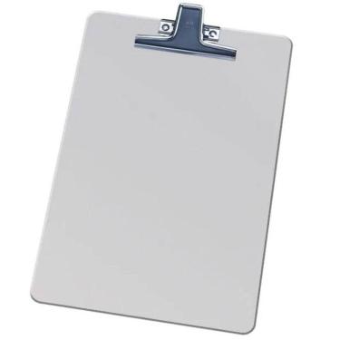 Imagem de Kit 12 Prancheta Acrimet De Aluminio Com Prendedor Inox Oficio 123