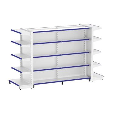 Imagem de Gôndola Central Prateleira 1 Inicial e 1 Continuação e 2 Ponta