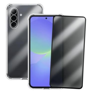 Imagem de Kit Capinha Anti Shock e Película Privacidade 3D Anti-Spy Compatível Samsung Galaxy A36