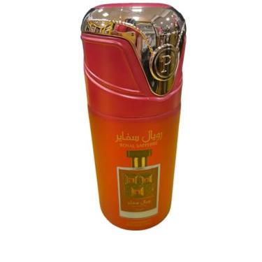 Imagem de Perfume Árabe Premium, Frasco Luxuoso Vermelho e Dourado