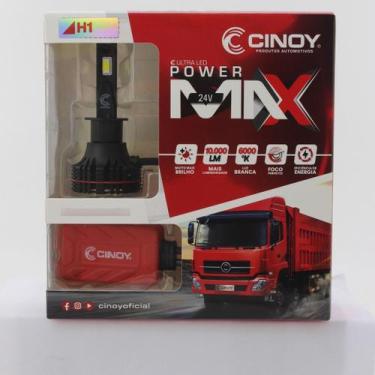 Imagem de Cinoy H1 H3 H7 Lâmpada Led Power Max 24v 55w 10000lm 6000k, H1