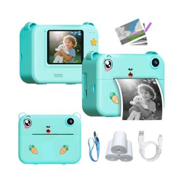 Imagem de Câmera Digital Infantil Com Impressão Instantânea, Câmera Pequena Port