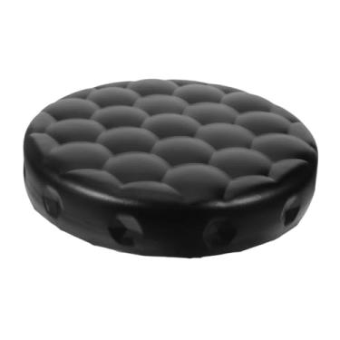 Imagem de Milageto Almofada de banco redonda almofada de assento pu pU capa de assento superior acessório de cadeira de cadeira substituto à prova d'água para barbearia