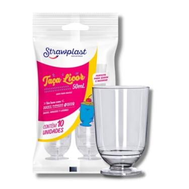 Imagem de Tamarozzi Taça de Licor Cristal, 50ml, Kit com 10 Unidades