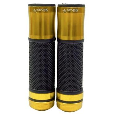 Imagem de Manopla Luva Punho Stark Race Apolo Universal Motocicleta, Dourado