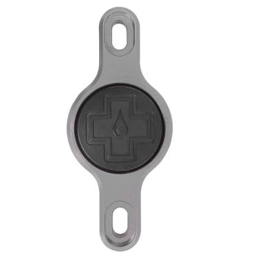 Imagem de Muc-Off Suporte seguro para AirTag de bicicleta, prata - Suporte de etiqueta de ar para bicicleta com parafusos de segurança - Proteção antifurto Suporte de bicicleta AirTag compatível com Apple