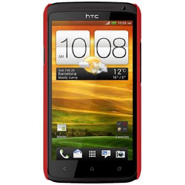 Imagem de Amzer AMZ94128 Capa rígida de encaixe para HTC One X, AT&T HTC One X - Skin - Embalagem de varejo - Vermelho escuro