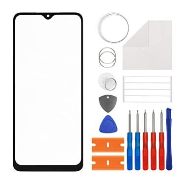 Imagem de Nova tela de vidro frontal externa original Vvsialeek para T-Mobile REVVL V+/V Plus 5G, substituição de tela de vidro frontal para REVVL V Plus 5G 6,82'' com kit de ferramentas de reparo (sem LCD e