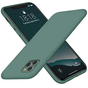 Imagem de DTTO Capa compatível com iPhone 11 Pro, [série Romances] capa de silicone totalmente coberta [proteção aprimorada para câmera e tela] com almofada de grade de favo de mel para iPhone 11 Pro 5,8