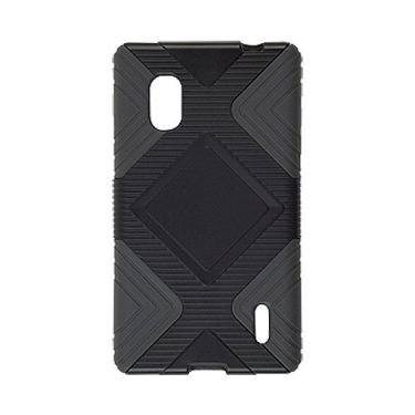 Imagem de Amzer AMZ95217 Capa de policarbonato TPU para LG Optimus G E970-1 pacote - embalagem de varejo