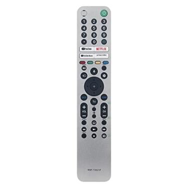 Imagem de Beyution RMF-TX621P RMFTX621P Controle remoto por voz compatível com Sony A80J A90J X80J X85J X90J X95J Z9J Series TV KD-50X80J KD-50X85J KD-55X80J KD-55X85J Substituir controle remoto RMF-TX621U