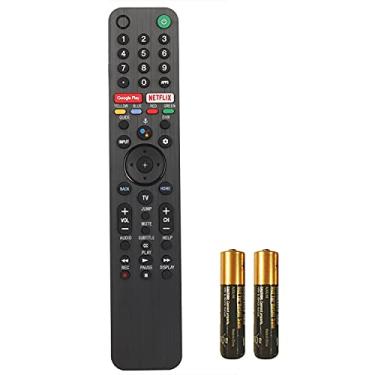 Imagem de Controle remoto por voz RMF-TX500U RMFTX500U para Sony Smart TV KD55X9500G KD55X9000H KD65X9000H KD75X9500G KD85X9500G KD55X9500H com duas baterias