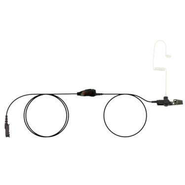 Imagem de Fone de ouvido/fone de ouvido de tubo acústico EH com PTT e kit de vigilância de microfone para rádios walkie talkie Motorola XPR3300 XPR3500 XPR3000. Fone de ouvido One-Wire T-Series™.