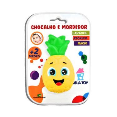 Imagem de Chocalho e Mordedor Vila Toy Abacaxi