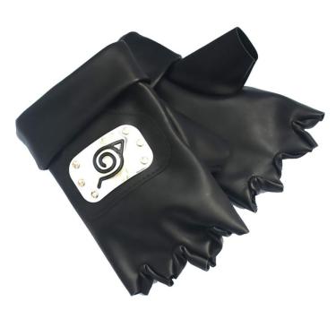 Imagem de Luvas De Couro Kakashi Hatake Sensei Ninja Copia Naruto Nº7