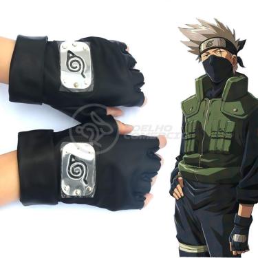 Imagem de Luvas De Couro Anime Naruto preto