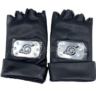 Imagem de Luvas De Couro Kakashi Hatake Sensei Ninja Que Copia Naruto