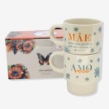 Imagem de Kit Canecas Empilháveis Mãe Garden – Zonacriativa