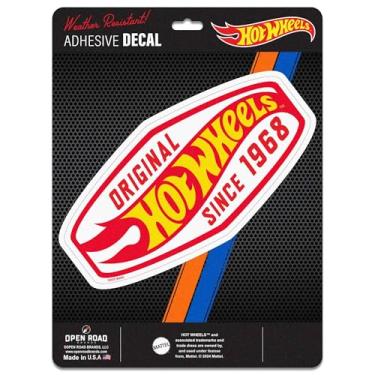 Imagem de Adesivo de vinil Hot Wheels - Adesivo divertido Hot Wheels para janela de carro ou para-choque