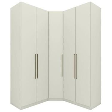 Imagem de Guarda Roupa Modulado 3 Pecas 241x162 cm Seletto Areia Henn, Areia