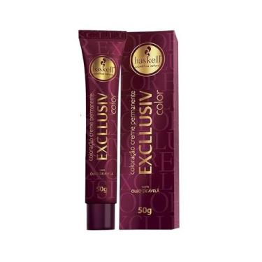 Imagem de Coloração Haskell Excllusiv Color 50 gr Louro Claro Violeta Vermelho 8