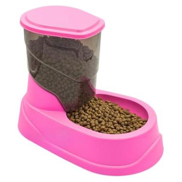 Imagem de Kit Comedouro e Bebedouro Automático para Cachorro Cães e Gatos Anti Formiga (SÓ COMEDOURO FOUR - ROSA)