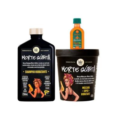 Imagem de Kit Lola Morte Súbita Sh 250ml + Masc 450ml + Pinga! Óleo Cenoura e Ol