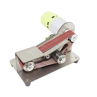 Imagem de Chusui 15 graus ângulo fixo afiador de facas lixadeira 7 nível ajustável polidor 100 W máquina de polir com 10pcs lixar cintos