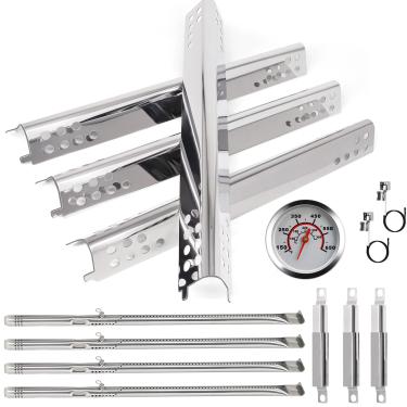 Imagem de Hiorucet G432-8L00-W1 Medidor de temperatura da tampa e peças de reposição para queimador Charbroil Performance 4 463342119 463376017 463347017 463349917, medidor de temperatura da tampa do tubo do