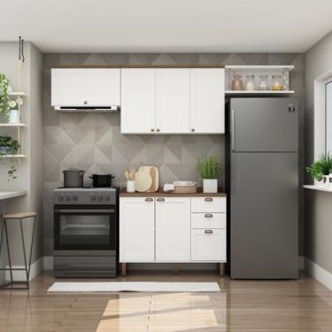 Imagem de Cozinha Completa 100% Mdf 4 Peças Iluminata - Genialflex