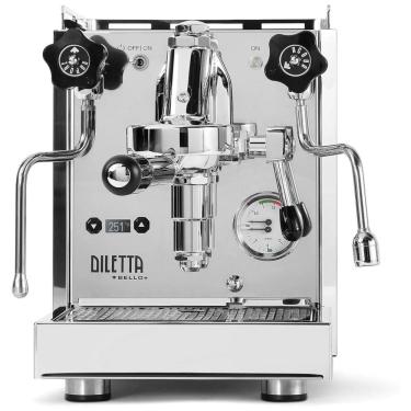 Imagem de Máquina de Café Expresso em Aço Inoxidável com Controle de Temperatura PID e Modo Ecológico de Baixo Consumo, 110V 1500W, Diletta Bello,